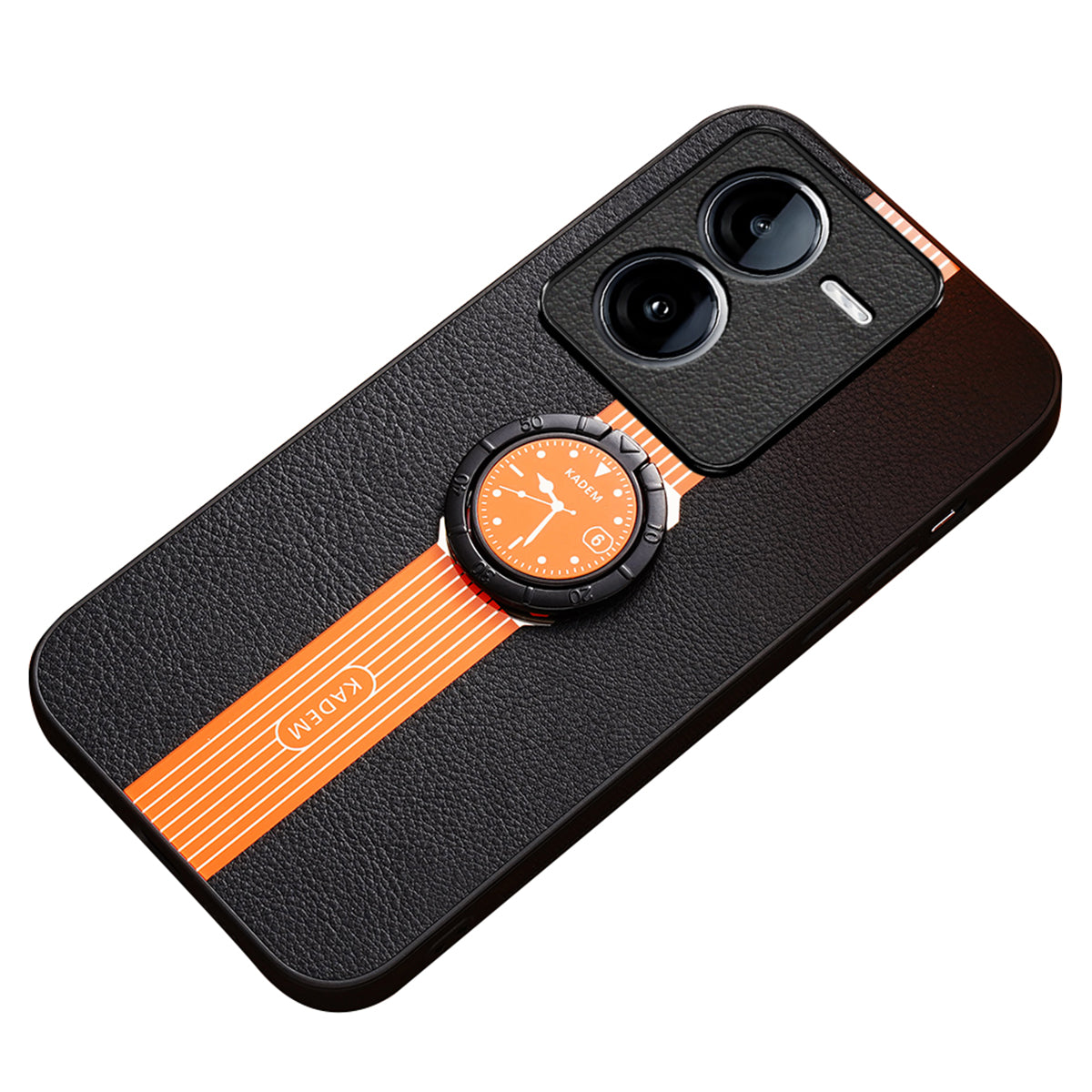 KADEM For vivo iQOO Z9 5G Cell Phone Cases Leather+Acrylic+TPU Shell Supports Magnetic Car Mount KADEM For vivo iQOO Z9 5G Cell Phone Cases Leather+Acrylic+TPU Shell Supports Magnetic Car Mount